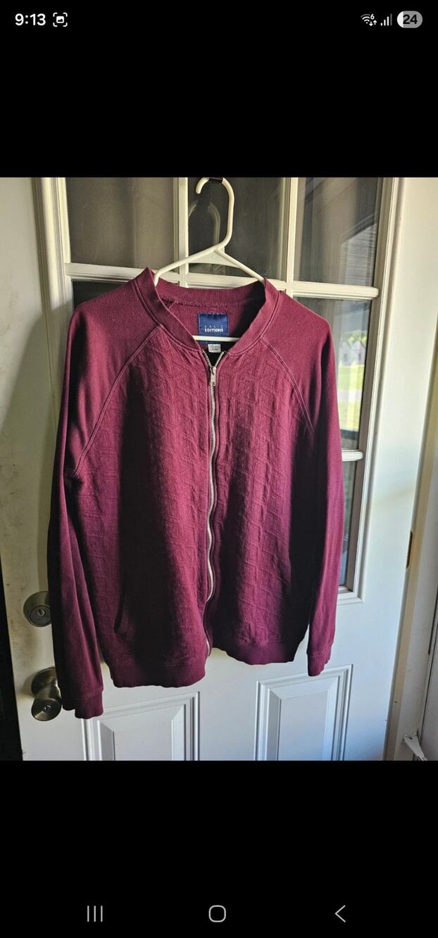 Basic editions size xl zip up jacket